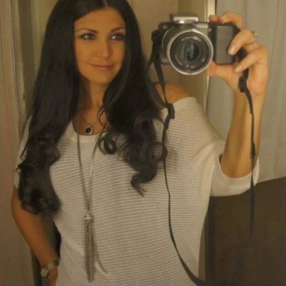 ***SOLD***EXPRESS Off White Off Shoulder Knit!!